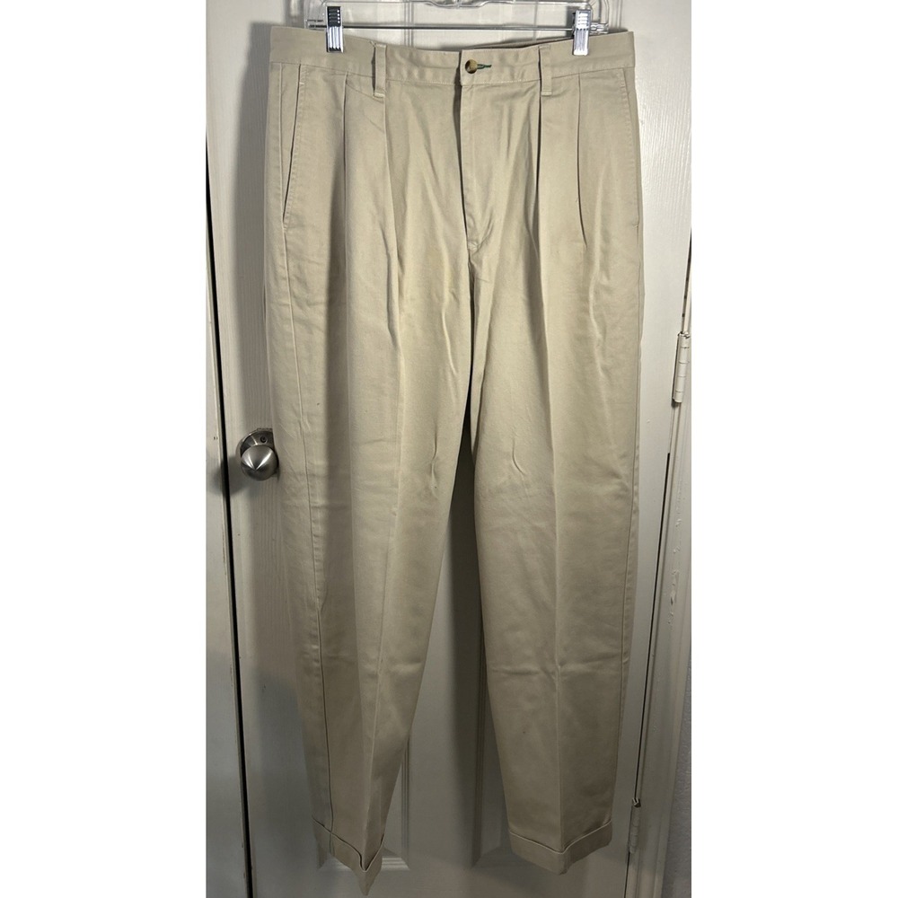 Vintage Men's Tommy ‎ Hilfiger Khaki Pants Size 34/32